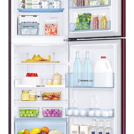 Samsung 236L 2 Star Inverter Frost-Free Convertible 3 In 1 Double Door Refrigerator Appliance (RT28C3732HT/HL,Hydrangea Plum) 