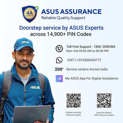 ASUS Vivobook 15, Intel Core i3 13th Gen 1315U, 12GB RAM, 512GB SSD, FHD 15.6", Windows 11, Office Home 2024, Cool Silver, 1.7Kg, X1504VA-BQ331WS, Intel UHD iGPU, Thin & Light, 42Whrs Laptop 