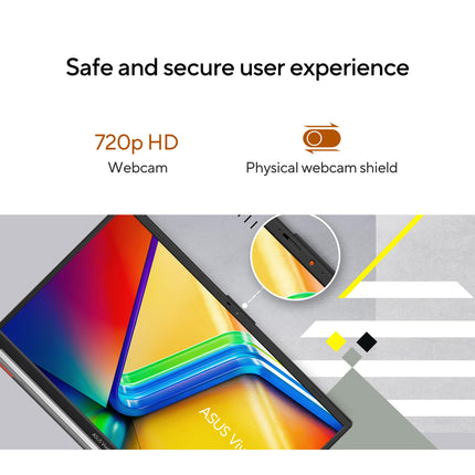 ASUS Vivobook Go 14, AMD Ryzen 3 7320U, Thin and Light Laptop, 14" (35.56 cm) FHD, (8 GB RAM/512GB SSD/Windows 11/Office 2021/42WHr /Silver/1.38 kg), E1404FA-NK321WS 