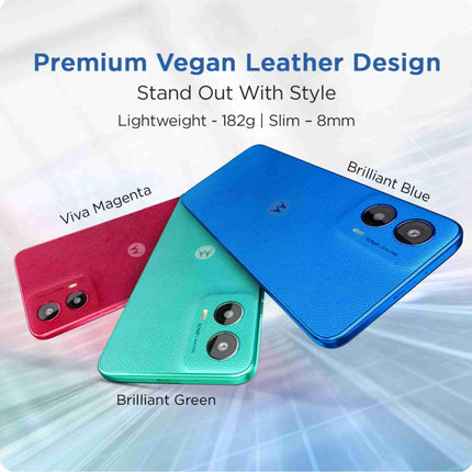 Motorola G45 5G (Brilliant Green, 8GB RAM, 128GB Storage) | 6.5" FHD+ Display | Snapdragon 6 Gen1 Processor | 50MP Camera | 16MP Front Camera | 5000mAh Battery | 33W Charging 