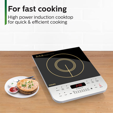 Philips Viva Collection HD4928/01 2100-Watt Induction Cooktop (Black) (Pack of 2) 