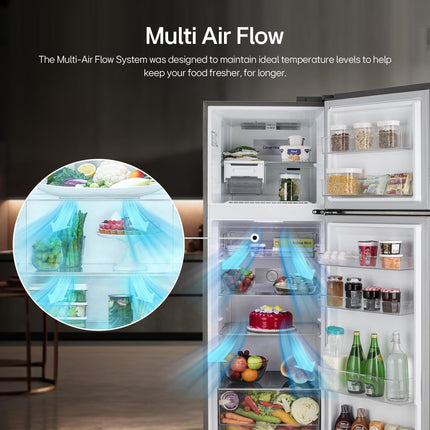 LG 322 L 3 Star Frost-Free Smart Inverter Double Door Refrigerator (GL-S342SDSX, Dazzle Steel, Convertible with Express Freeze) 