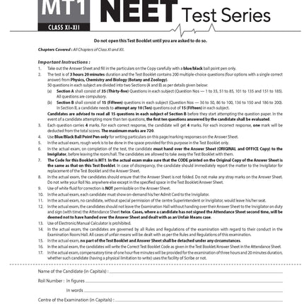 MTG Med-A-Thon NEET Test Series For 2025 Exam | 20 Practice Papers With Solution Booklet | 4000 Probable MCQs & OMR Sheet for Practice (Based on Latest NEET Syllabus & NTA Guidelines 