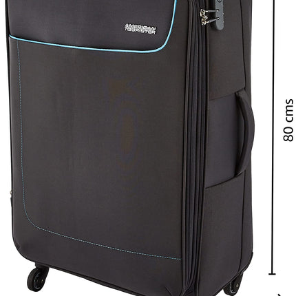 American Tourister Jamaica Polyester 80 cms Grey Softsided Suitcase (27O (0) 08 003) 