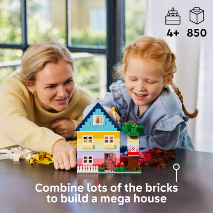 LEGO Classic Creative Houses Building Toy 11035 (850 Pieces) 