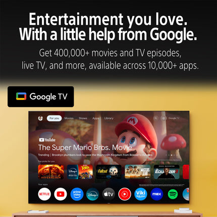 Sony 139 cm (55 inches) BRAVIA 5 Series 4K Ultra HD Smart Mini LED Google TV K-55XR55A 