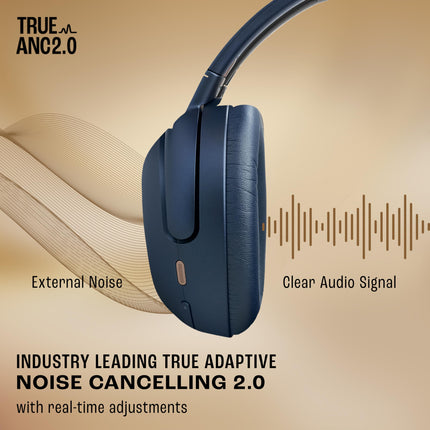 JBL Tour One M3 Award Winning Wireless Over Ear Headphones with ANC 2.0, Hi-Res LDAC Audio,Spatial 360 Sound, 8 Mics - Perfect Calls with Crystal AI,70Hrs Playback, Blue 