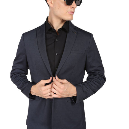 Arrow Newyork Blue Mens Blazer Slim (AREB5096_Dk 40) 