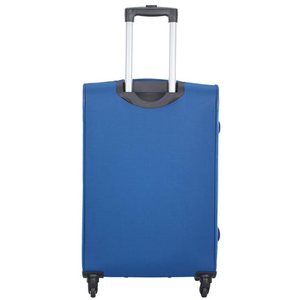 Aristocrat Baleno Set of 2 ( Small + Medium ) Blue Softsided Trolleys 