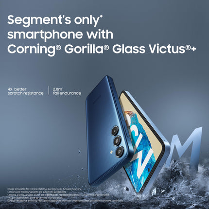 Samsung Galaxy M35 5G (Thunder Grey,6GB RAM,128GB Storage)| Corning Gorilla Glass Victus+| AnTuTu Score 595K+ | Vapour Cooling Chamber | 6000mAh Battery | 120Hz Super AMOLED Display| Without Charger 