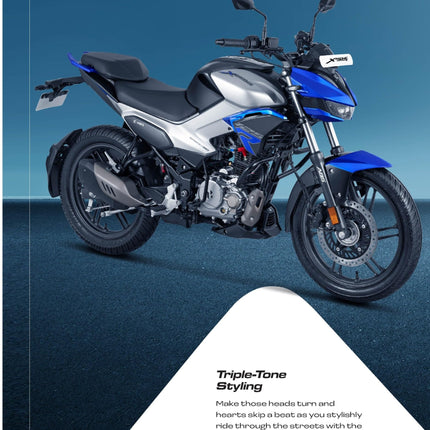 Hero XTREME 125R Bike(ABS) Stallion Black Booking for Ex-Showroom Price 