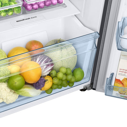 Samsung 236L 3 Star Convertible 3 In 1 Digital Inverter Frost-Free Double Door Refrigerator Appliance (RT28C3733SL/HL,Ez Clean Steel) 