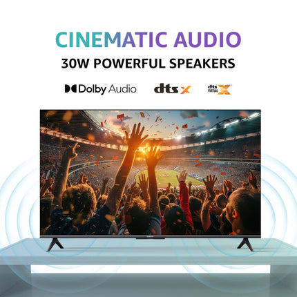 Mi Xiaomi 108 cm (43 inches) X Series 4K LED Smart Google TV L43MA-AUIN (Black) 