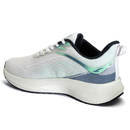 ASIAN Men's Hypercushion-01 Sports Running Shoes with Lightweight TPU & TPR Sole with Memory Foam Insole Casual Sneaker Shoes for Men's, White,UK 7 