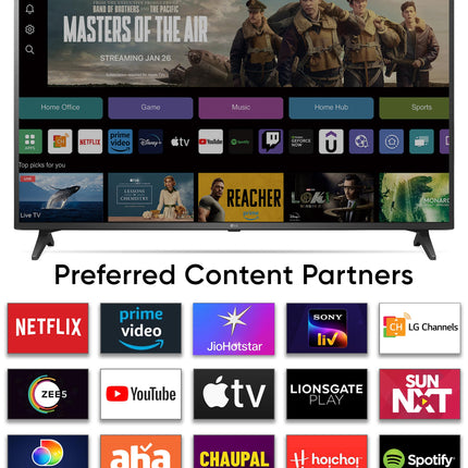LG 164 cm (65 inches) 4K Ultra HD Smart LED TV 65UQ7500PSF (Ceramic Black) 