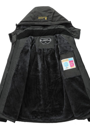 Moerdeng Womens Waterproof Ski Jacket Warm Winter Snow Coat Hooded Raincoat