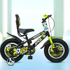 VESCO Kick Pro 14 T Kids Cycle with Balance Wheel & Back Rest Seat/Water Bottle | Frame 9 Inch | Ideal for 3 to 5 Years Boys & Girls (Green) 