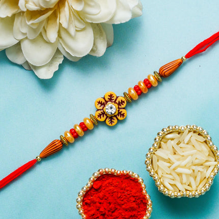 TONKWALAS Multicolor Combo of 10 Dora Rakhi Set for Men with Roli Chawal Rakhi for Brother 