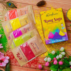 eCraftIndia Pack of 5 (5x80 g) Natural Gulal Holi Colours | Holi Colours for Kids Family Men Women | Natural Holi Colour | Holi Decoration Items | Holi Gulal | Holi Gift Hampers Box 