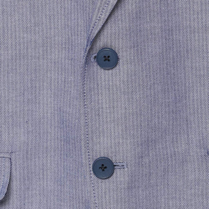Van Heusen Men's Cotton Blazer (VSBZWSLF912968_Blue_40) 