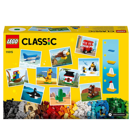 LEGO Classic Around The World 11015 Building Kit; 15 Toys for Kids (950 Pieces), Multi Color 