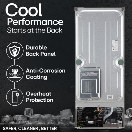 LG 242 L 2 Star Frost Free Smart Inverter Double Door Refrigerator ( GL-I292RPZY, Shiny Steel, Door Cooling +) 