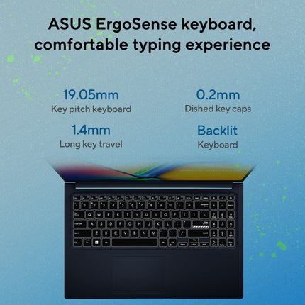 ASUS Vivobook 15, Intel Core i5-12500H 12th Gen,Thin and Light Laptop,15.6" (39.62 cm) FHD, (8GB RAM/512GB/Windows11/Office 2021/Blue/1.7 kg), X1502ZA-EJ523WS 