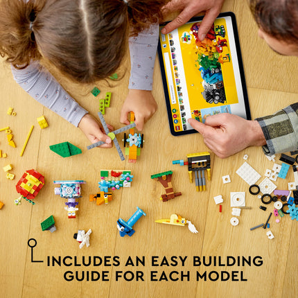 LEGO Classic Bricks&Functions 11019 Kids' Building Kit (500 Pcs),Multicolor 