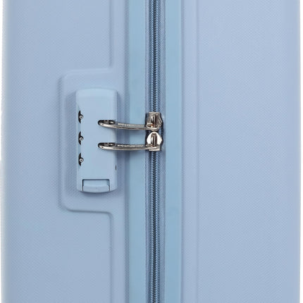 American Tourister Large Ivy 2.0-8 Wheel, 79 CM Hard PP Check-in Suitcase for Travel/Trolley Bag for Travel/Travel Bag with Combination Lock & Smooth Sliding Double Wheel - Blue Frog 