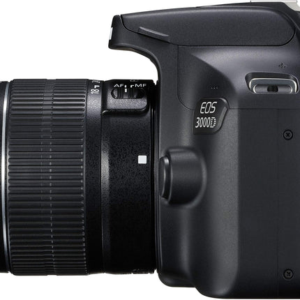 Canon EOS 3000D 18MP Digital SLR Camera (Black) with 18-55mm is II Lens, 16GB Card and Carry Case 
