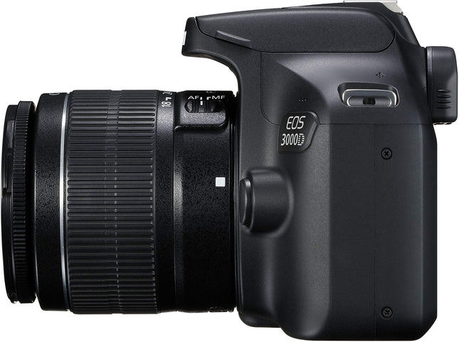 Canon EOS 3000D 18MP Digital SLR Camera (Black) with 18-55mm is II Lens, 16GB Card and Carry Case 
