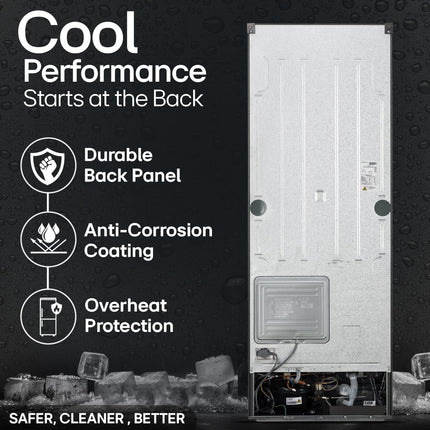 LG 322 L 3 Star Frost-Free Smart Inverter Double Door Refrigerator (GL-S342SDSX, Dazzle Steel, Convertible with Express Freeze) 