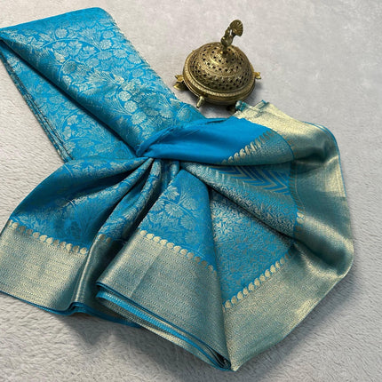 AYYAPPASILK Luxurious Brocade Semi Mysore Silk Saree Elegant Ethnic Wear with Blouse Piece Soft, Comfortable Fabric for Special Occasions 