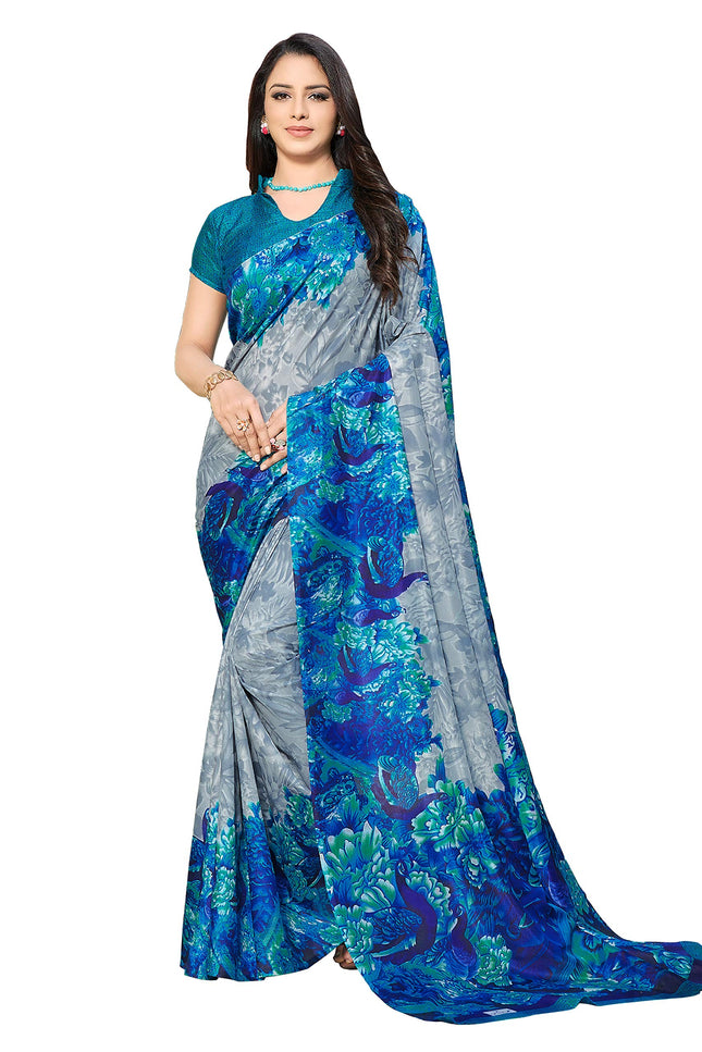 Vimla Women's Mysore Silk Silk Saree With Blouse Piece (2215_22_Multicolour) 