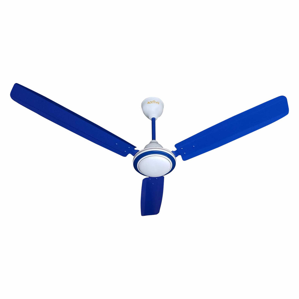 ACTIVA 1200MM HIGH Speed 410 RPM High Speed Anti DUST Coating Super Fan Ceiling Fan 2 Year Warranty (Blue)