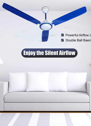 ACTIVA 1200MM HIGH Speed 410 RPM High Speed Anti DUST Coating Super Fan Ceiling Fan 2 Year Warranty (Blue) 