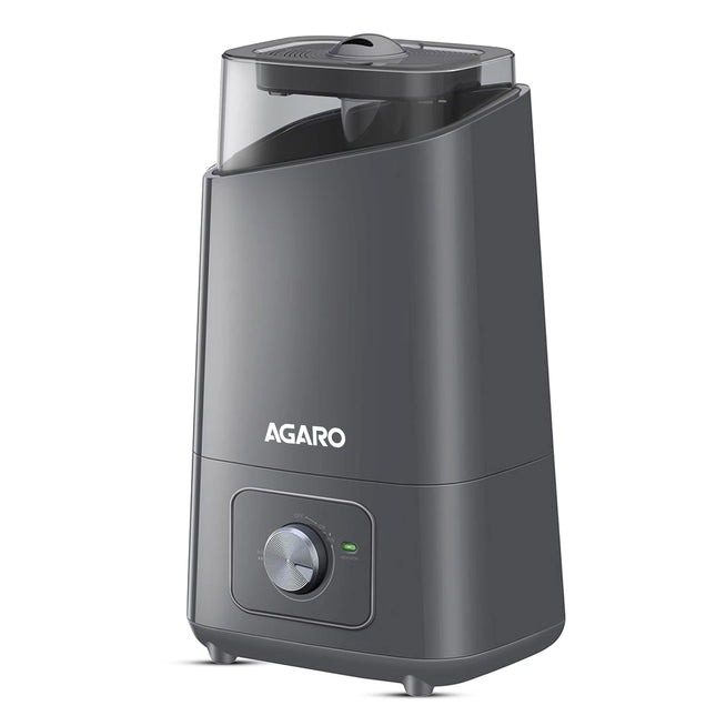 AGARO Glory Cool Mist Ultrasonic Humidifier, 4.5Litres, For Large Area, Room, Home, Office, Adjustable Mist Output, Ceramic Ball Filter, Ultra Quiet, 360° Rotatable Nozzle 