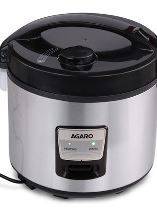 AGARO Regency Electric Rice Cooker, 5L Ceramic Coated Inner Bowl, Cooks up to 1.5Kgs (approx.10 cups) raw rice, 700 W, Easy Grip handle, Automatic Cooking, Keep Warm Function, Multipurpose Cooking 