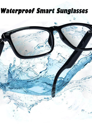 AI Smart Glasses Polarized Audio Sunglasses with Speaker Translation Glasses 164 Language Open Ear Sound Mic Blue Light Glass UV Protection Outdoor Glass for Women Men 