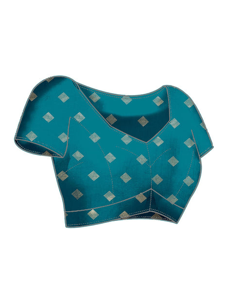 AKHILAM Women's Soft Patola Silk Ikat Print Golden Zari Border Saree With Unstitched Blouse Piece (Pink_SMNGLM1004_SS) 