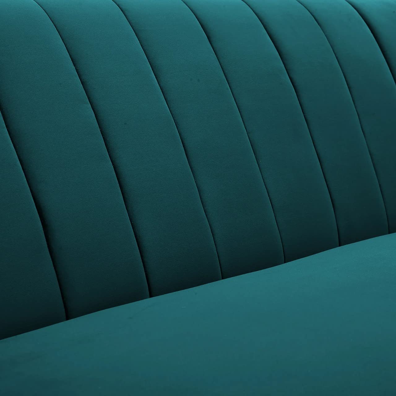 AMATA Marino 3 Seater Sofa with Two Cushions Perfect for Home Office Guests Living Room (3 Seater, Blue)(3 Year Warranty) 