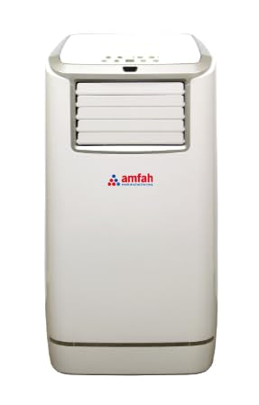 AMFAH AMF-PDAC-18, 1.5 Ton Portable Air Conditioner | 4-in-1 AC, Fan, Dehumidifier, Auto | Energy Efficient Mobile AC with Adjustable Vent, Auto Shut Off, Overheat Protection 