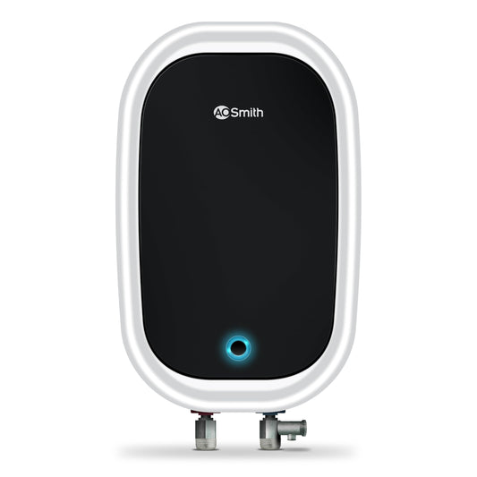 AO Smith EWS-5 White Instant Geyser 5 Litre With 3kW Express Heating | High Rise Building Bathroom & Kitchen geyser | UL Rated Wiring & Pressure Relief Valve For Ultimate Safety | 5 Year Tank Warranty 