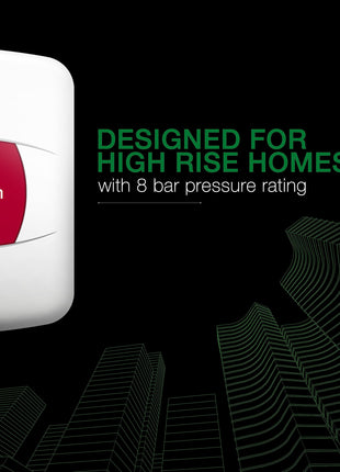AO Smith Geyser 15 Litre 5 Star Rating (BEE) | Powerful 2KW Heating | Storage Water Heater With 2X Corrosion Resistant Blue Diamond Glass Tank | Warranty: 5 Yr Tank, 2 Yr Comprehensive | HSE-SHS-015 