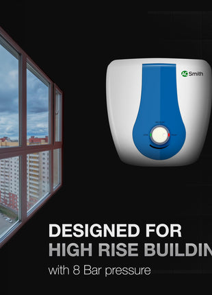 AO Smith Geyser 25 Litre 5 Star Rating (BEE), Vertical Water Heater | Geyser 25 Ltr For High Rise Building | 7 Year Tank Warranty, 2 Year Comprehensive Warranty | SDS-GREEN-025 