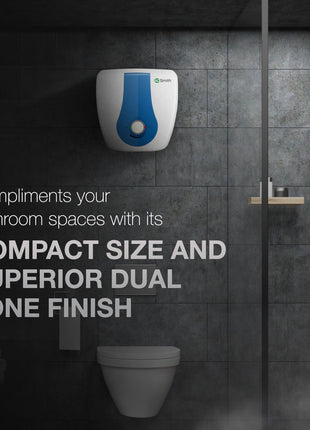 AO Smith Geyser 25 Litre 5 Star Rating (BEE), Vertical Water Heater | Geyser 25 Ltr For High Rise Building | 7 Year Tank Warranty, 2 Year Comprehensive Warranty | SDS-GREEN-025 