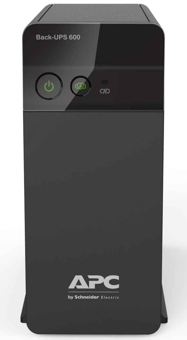 APC Back-UPS BX600C-IN 600VA / 360W, 230V, UPS System, an Ideal Power Backup & Protection for Home Office, Desktop PC & Home Electronics 