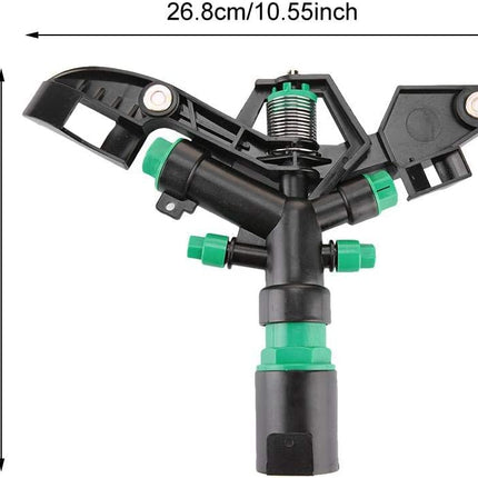 APPSTER Adjustable Telescopic Sprinkler 4 Nozzle Spray Head for Garden Irrigation Lawn Plant Watering Roof Cooling Sprinklers Sprayer (1inch Female Thread) (4 Nozzle Sprinkler) 