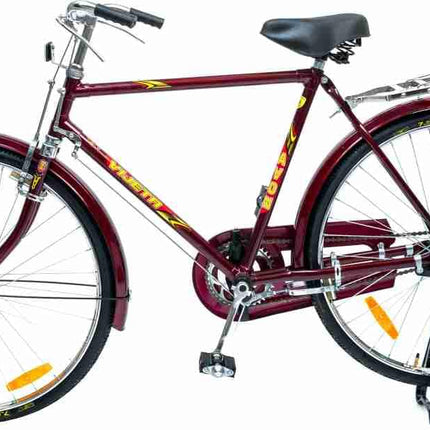 ARORA GODOWN Men Avon Vijeta 26 T Rigid Road Cycle (Single Speed, Maroon, Silver), Frame Size- 20 Inch 