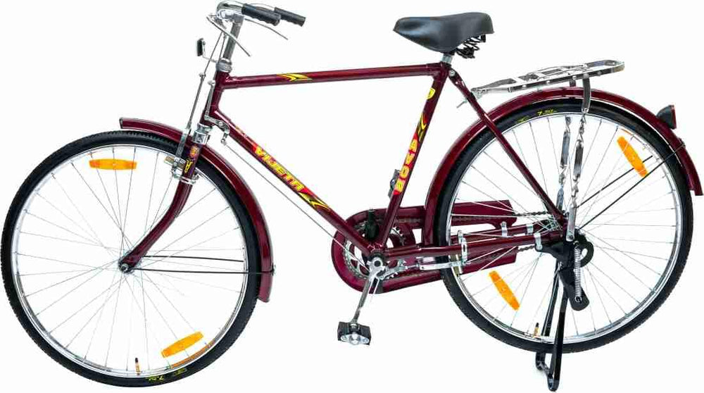 ARORA GODOWN Men Avon Vijeta 26 T Rigid Road Cycle (Single Speed, Maroon, Silver), Frame Size- 20 Inch